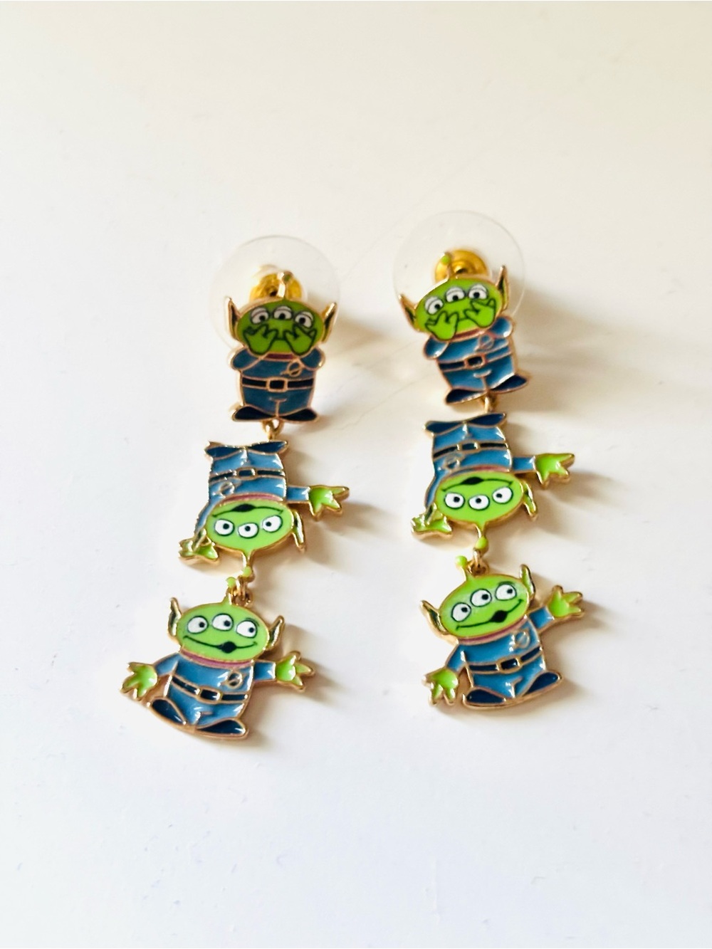 BaubleBar Disney Pixar Toy Story Alien Drop Earrings New w/o Box